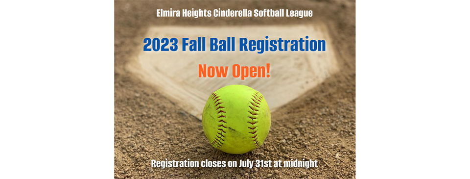 2023 Fall Ball registration is now open!